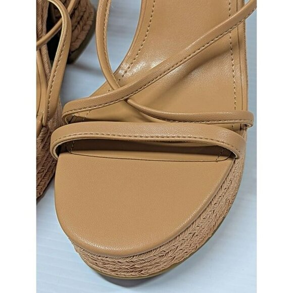 Marc Fisher LTD Women's Fetch Ankle Strap Espadrille Natural Size 9 (MSRP $140) - Picture 4 of 8